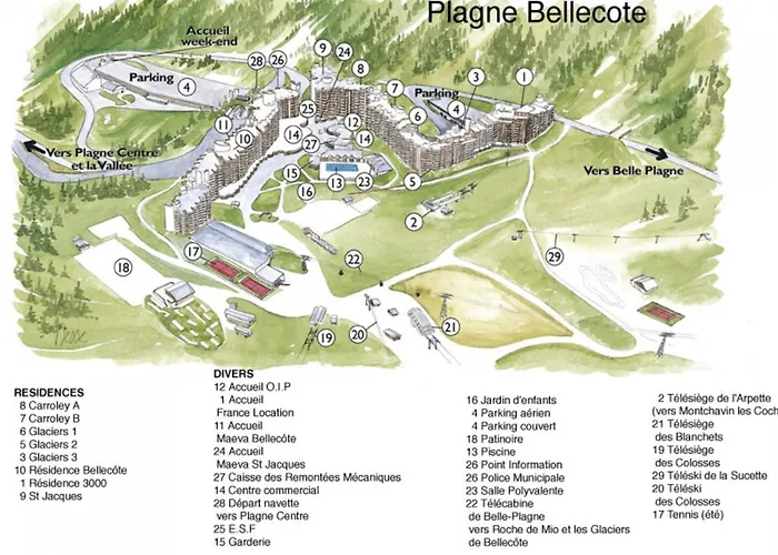 Plagne Bellecôte, 1 Pièce, 4 Personnes - Fr-1-181-1009 * La Plagne
